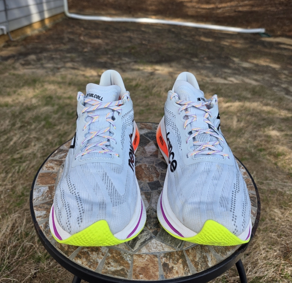 New Balance FuelCell Supercomp Trainer v2 MRCXLG3 Ice Blue Men Sz 12.5 Women 14D - Picture 2 of 10